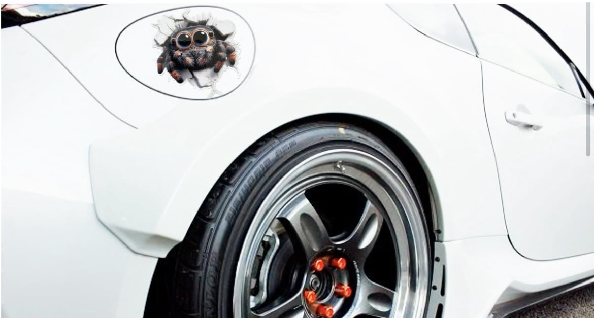 Spider 3D Wall Cracker Unique  - Laptop Unique Accessories ulasan dan harga