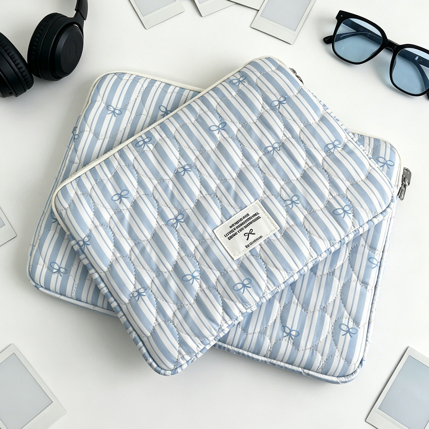 Quilted Shockproof Laptop Slee - Laptop Accessories Sleeve ulasan dan harga