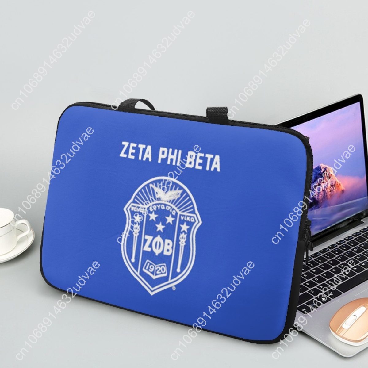 Zeta Phi Beta Sorority Print L - Laptop Accessories Case ulasan dan harga