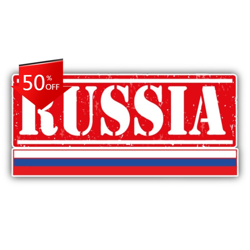 Russia Grunge Travel Stamp Uni - Laptop Unique Accessories ulasan dan harga