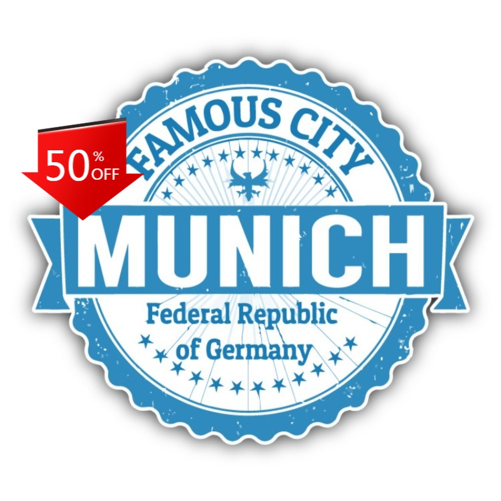 Munich City Germany Grunge Fun - Laptop Unique Accessories ulasan dan harga
