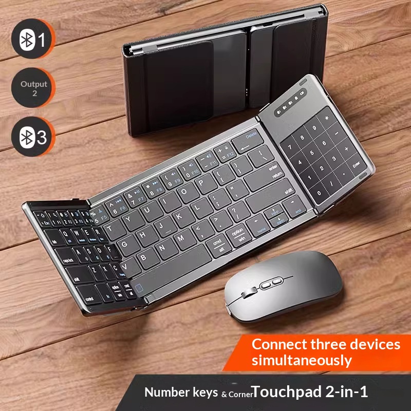 Mengzu Tri Fold Wireless Bluet - Laptop Accessories Toys ulasan dan harga