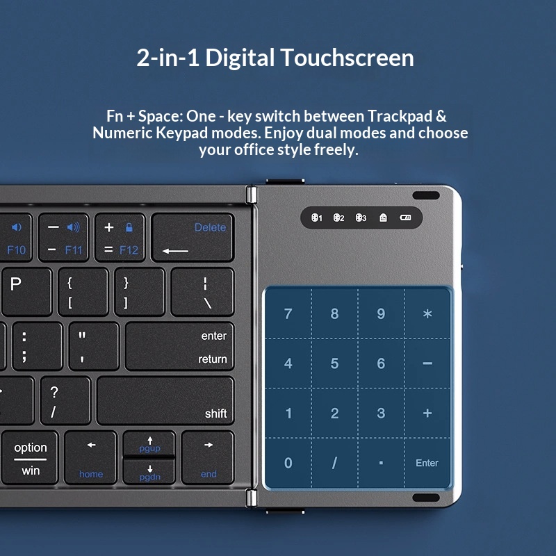 Mengzu Tri Fold Wireless Bluet - Laptop Accessories Toys ulasan dan harga