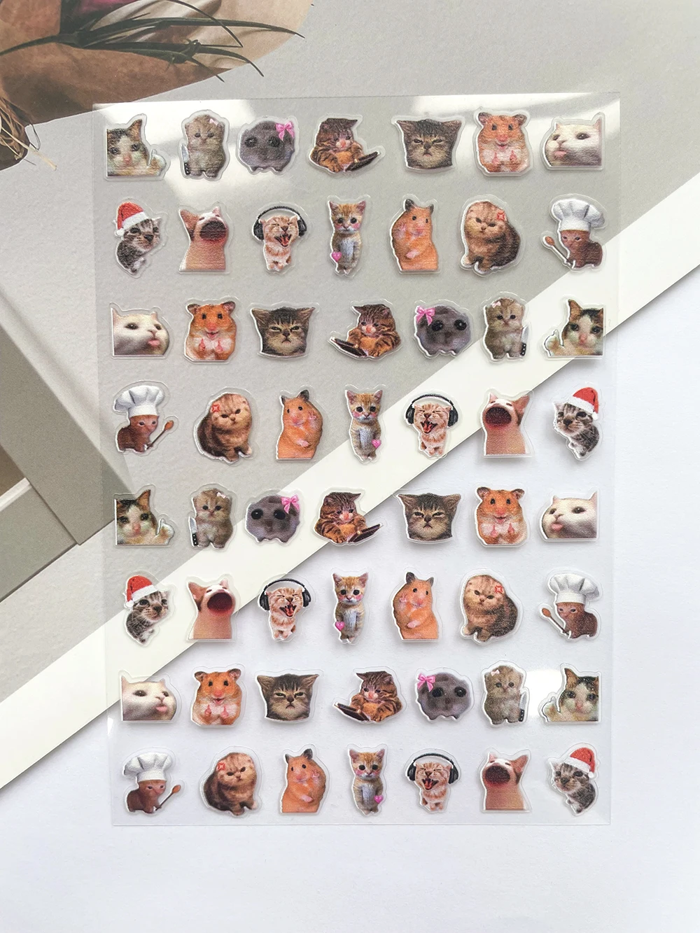 Mini Pvc Funny Cat Poster Good - Laptop Accessories Case ulasan dan harga